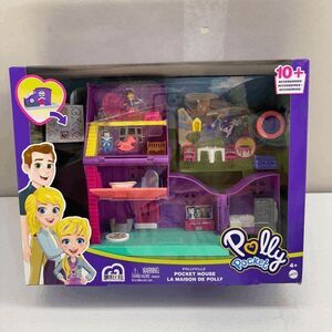 POLLY POCKET Pollyville Pocket House La Maison 10 Accessories Mattel